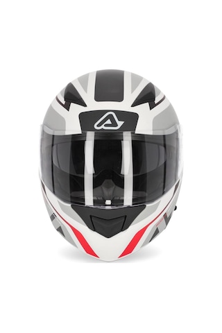 Acerbis Rederwel Motosiklet Kask Gri - Beyaz