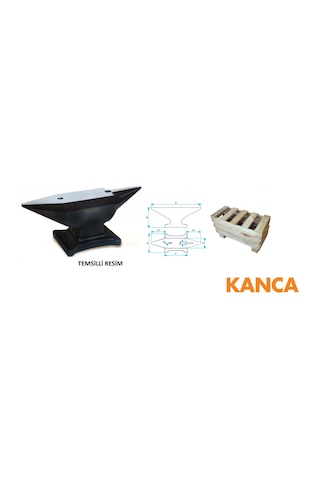 Örs Kanca Çelik Döküm Demirci Örsü 50 KG