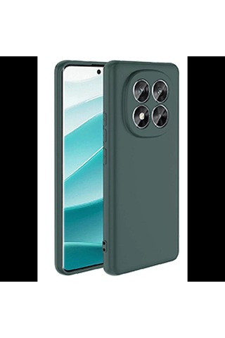 Xiaomi Redmi Note 14 Pro 4g Kılıf First Silikon - Koyu Yeşil