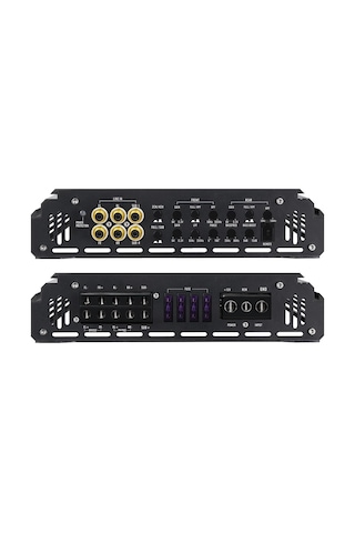 Qline 5 Kanal Amfi - Qline Force 5 Pro - 100rms X 4 + 450rms - Qline Force5 Bass Kontrollü 5 Kanal