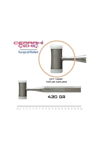 Leobone Surgical Mallet Hammer & Cerrahi Çekiç 430 G