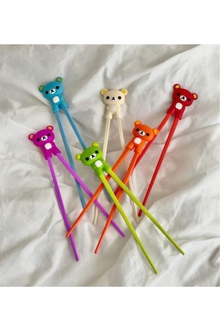 Renkli Chopstick Ve Chopstick Öğrenme Aparatı