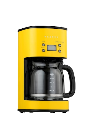 Vestel Retro Sarı Filtre Kahve Makinesi