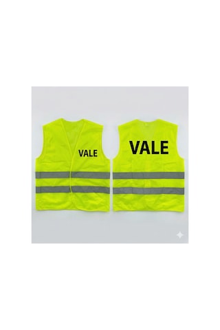 Vale Yazılı Fosforlu İkaz Yeleği