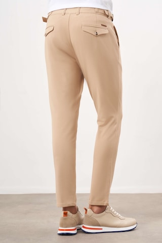 Erkek Açık Kahve Yazlık Pileli Slim Fit Chino Pantolon 24ys003008405 Açık Kahve Açık Kahverengi