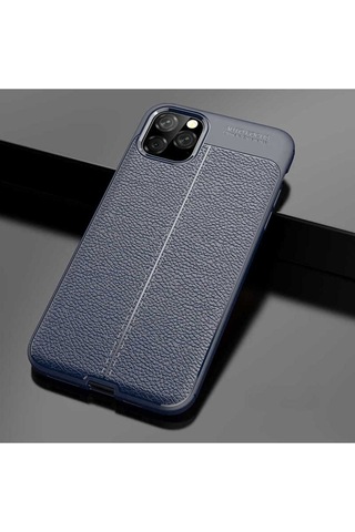 Apple Uyumlu iPhone 11 Pro Kılıf Zore Niss Silikon Kapak Lacivert
