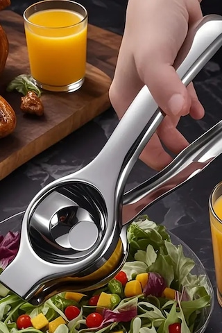 Paslanmaz Çelik Limon Sıkacağı Pratik Kolay Sıkılabilir Limon Mandalina Sıkacağı Paslanmaz Paslanmaz Diğer