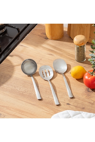 Porsima Sidney 3 Parça Paslanmaz Çelik Mini Servis Seti