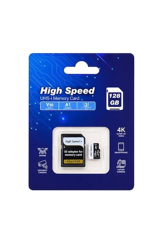 Elba High Speed 128gb A1 V30 U3 Micro Hafıza Kartı Class10