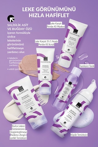Avon Clearskin Blemish Arındırıcı Köpük Temizleyici 2 x 150 ML