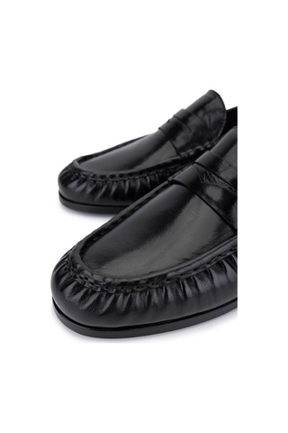 Tamer Tanca Erkek Hakiki Deri Siyah Makosen Ayakkabı 477 68434 Erk Ayk Sk25-26 Sıyah Bfl Siyah Siyah