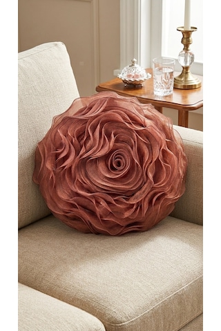 Rose Terracotta Yastık Çok Renkli