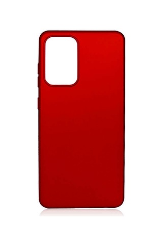 Samsung Uyumlu Galaxy A72 Kılıf Zore Premier Silikon Kapak Kırmızı