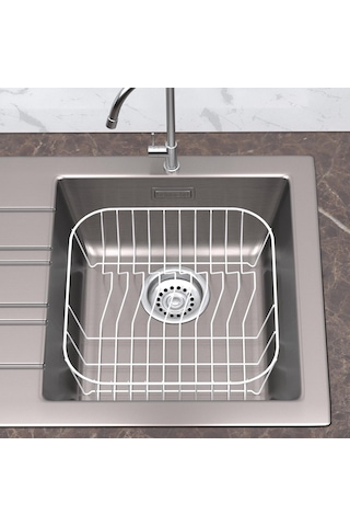 Teknotel Lavabo Evye Tabaklık Bulaşıklık Beyaz Kb081 Çok Renkli