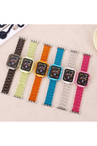 Apple Uyumlu Watch 40 MM Krd-33 Kordon-Sarı