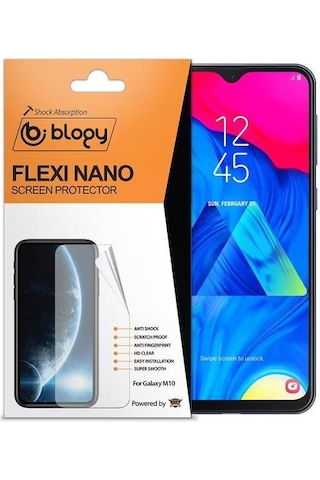 Blogy Galaxy M10 İle Uyumlu Flexi Nano Ekran Koruyucu