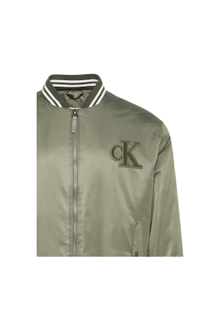 Calvin Klein Ls Jeans Tıpped Hero Bomber-11158 Beige