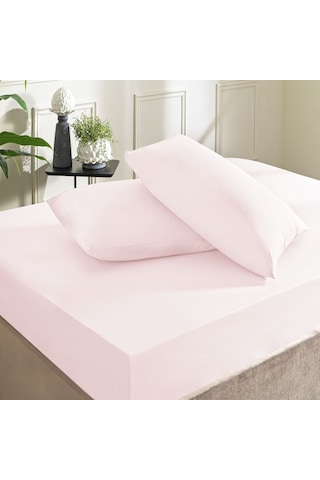 Taç Color Dreams Ranforce Tek Kişilik Fitted Çarşaf Seti Pudra 000000001000047290 Pudra
