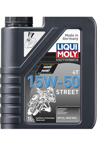 Liqui Moly 15W-50 Street / (15W50) 4t Sentetik Motor Yağı (1 Litre) Liqui Moly 15W-50 Street / (15W50) 4t Sentetik Motor Yağı (1 Litre)