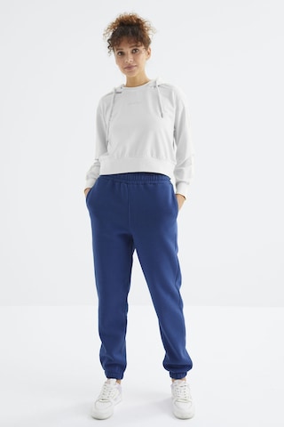 Tommy Life Parlament Yüksek Bel Şardonlu 3 İplik Pamuklu Basic Kadın Eşofman Alt - 94624 Lacivert