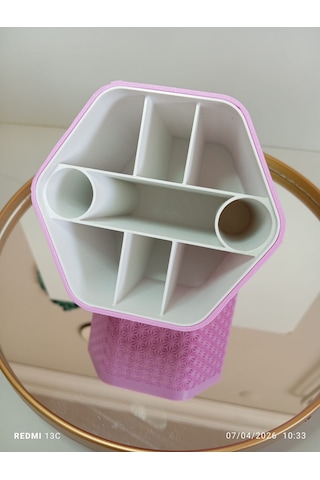 Modern Kalemlik Beyaz - Açık Pembe