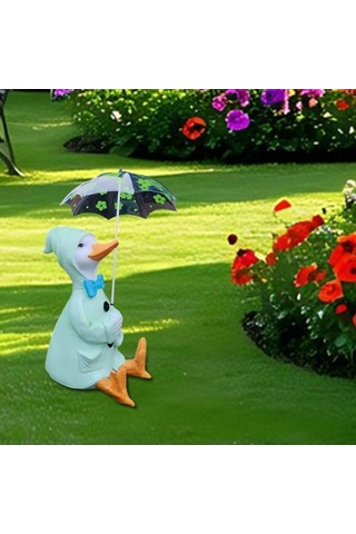 Pazly Suntek Sanatları Ördek Minyatür Heykeli El Yapımı Bahçe Dekoru 1-ördek Jx