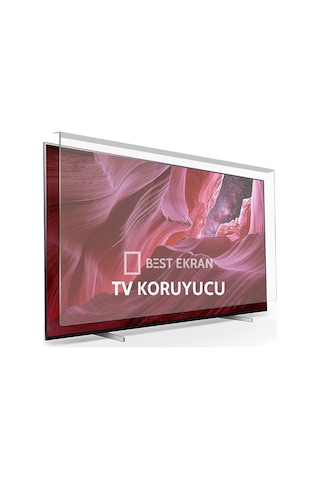 Haier Uyumlu H55k800ux Tv Ekran Koruyucu - Haier Uyumlu 55" İnç Tv Ekran Kırılmaz Paneli