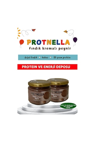 Protnella Yüksek Proteinli Besleyici Fındık Kremalı Peynir 400 G