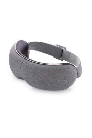Breo İseem Göz Masaj Aleti - Katlanabilir, Isıtmalı, Hava Basınçl Gri