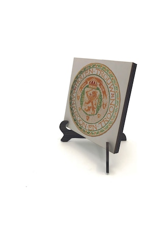 Hollanda Aslanı-1919 Baskılı Mdf Masaüstlük 10x10