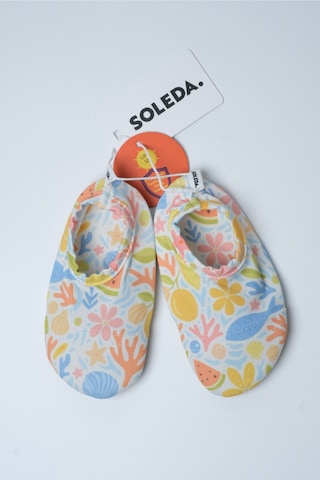 Soleda Uv Korumalı Kaydırmaz Bebek Çocuk Deniz Havuz Patiği Underwater Salad Çok Renkli