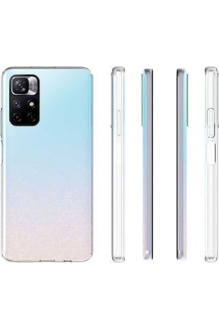 Xiaomi Redmi Note 11 Pro Plus 5G Kılıf Şeffaf Silikon Hibrit Case Renksiz