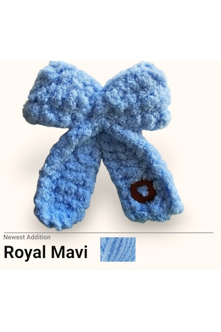 Royal Mavi Puffy Toka Göl Mavisi