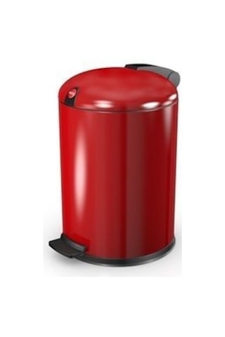 Hailo Design Kırmızı Çöp Kovası - 4 L Kırmızı