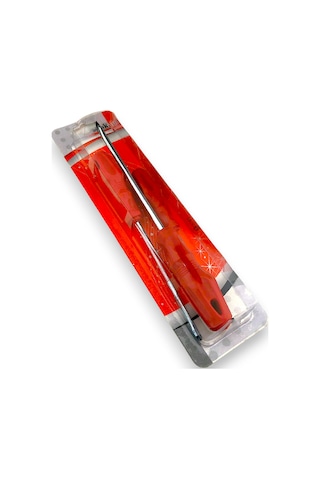 Düz Tornavida Seti 3'lü Düz Uçlu Kırmızı Saplı