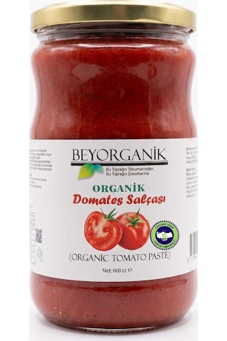 Beyorganik Pestisit Analizli Organik Domates Salçası 660 G