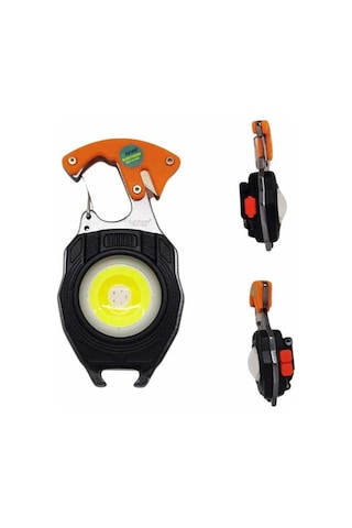 7 - 513 - Modlu Mini Led Lamba Anahtarlık Usb Şarjlı Kamp - Csmo-tex - İçin Tnabilir Çok Renkli