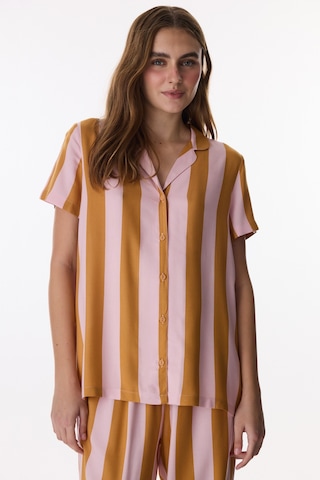Penti Renkli Bella Çizgili Gömlek Pantolon Pijama Takımı