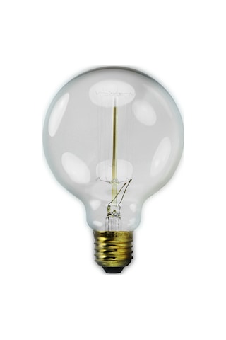40W 220-240v 2200k E27 G95 Akkor Flamanlı Rustik Ampul