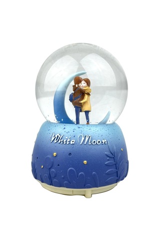 White Moon - Beyaz Ay Işıklı Ve Müzikli Kar Küresi 53752713
