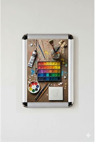 A3 Tak Çıkar Rondo Çerçeve 30x42 Cm 1 Adet Açılır Kapanır Çerçeve Aç Kapa Çerçeve A3 Afiş Çercevesi Büro Ofis