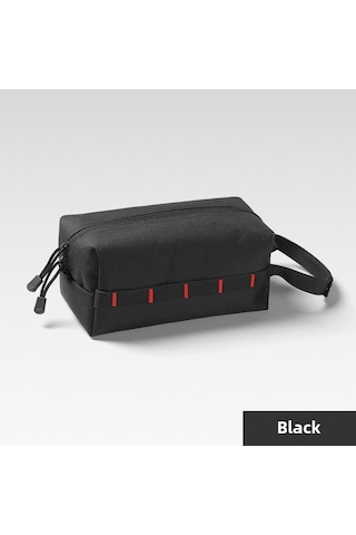 Mufunye Siyah Dışarıda Kullanıma Uygun Çok Fonksiyonlu Poşet: Kağıt Çekme, Edc Aletleri, İlk Yardım Ve Tuvalet Kağıdı Saklama Çantası Siyah