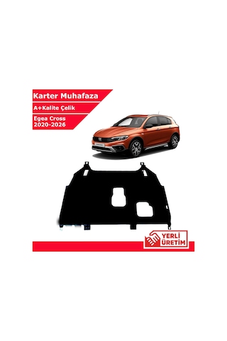 Fiat Egea Cross 2020-2026 Çelik Karter Muhafaza Çelik Koruma Sacı A+ Kalite Yerli Üretim