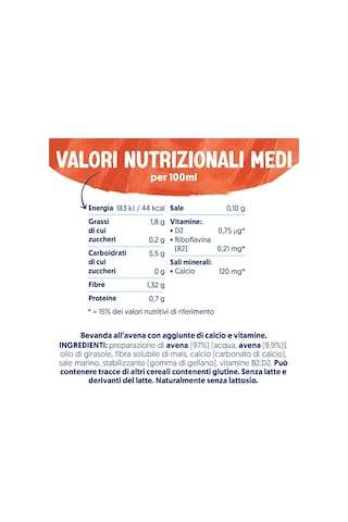 Şekersiz Yulaf Bitki Bazlı İçecek, 1 L 2li Paket