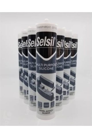 Selsil Genel Amaçlı Silikon Şeffaf 280gr