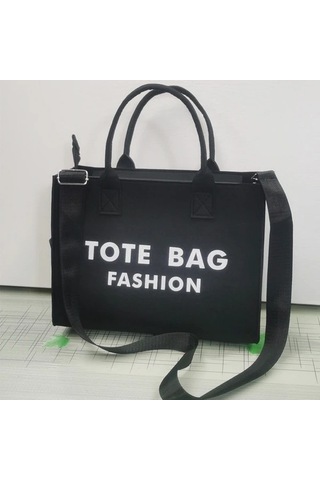 Fastbuy Awesomestore Kadın Keçe Çanta - Yumuşak Siyah El Çantası Seyahat İş Günlük Kullanım Açık Kahverengi Açık Kahverengi