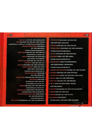 Plak Değildir Cd Dir Cd 64 Türkçe Pop Şarkı + 64 Türkçe Video K
