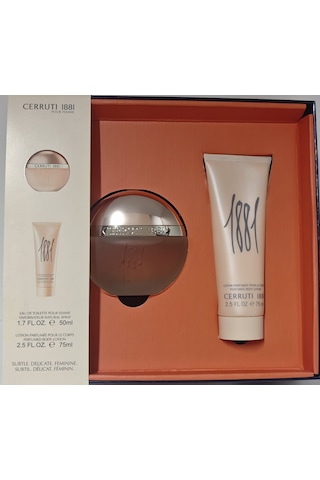 Cerruti 1881 Kadın Parfüm Edt 50 Ml +75 Ml Vücut Losyonu Set Amber Çiçeksi