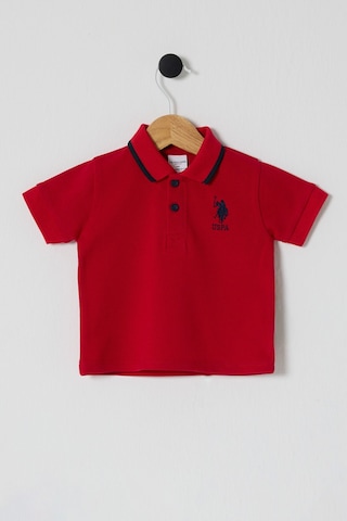 U.S. Polo Assn. U.s. Polo Assn Erkek Bebek Kırmızı T-shirt 5274-47973 Kırmızı