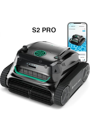 Wybot S2 Pro Havuz Robotu 300m2 Havuz Taban Ve Havuz Duvarı Temizlik Robotu